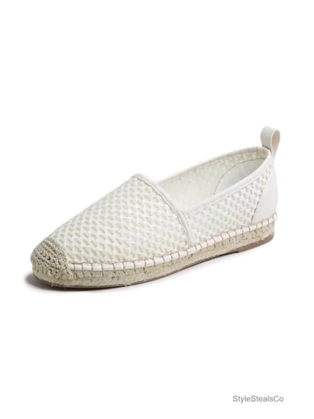 Women's Close Toe Espadrilles Slip On Flats Shoes Comfort Breathable